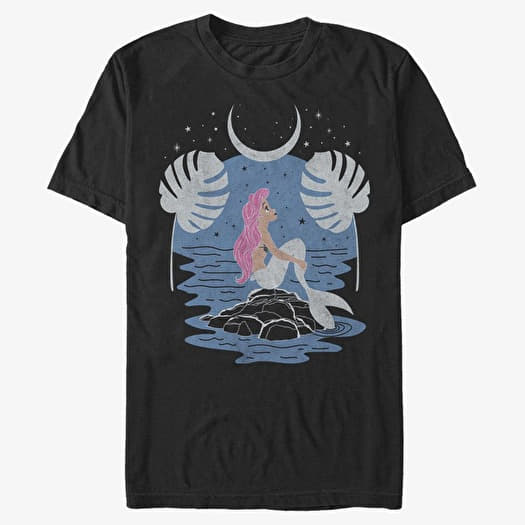 T-shirt Merch Disney The Little Mermaid - CELESTIAL ARIEL Unisex T-Shirt Black
