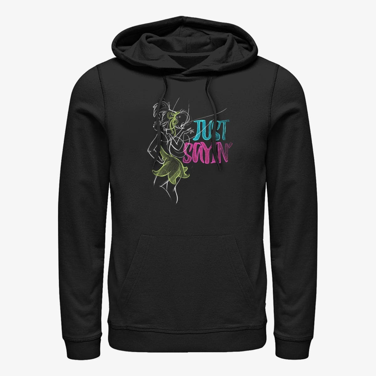 Толстовки та реглани Merch Disney Peter Pan - Just Sayin Tink Unisex Hoodie Black