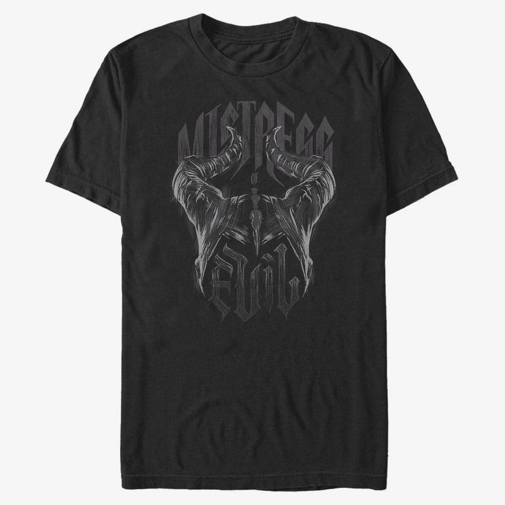 majice kratkih rukava Merch Disney Maleficent: Mistress Of Evil - Pure Evil Unisex T-Shirt Black
