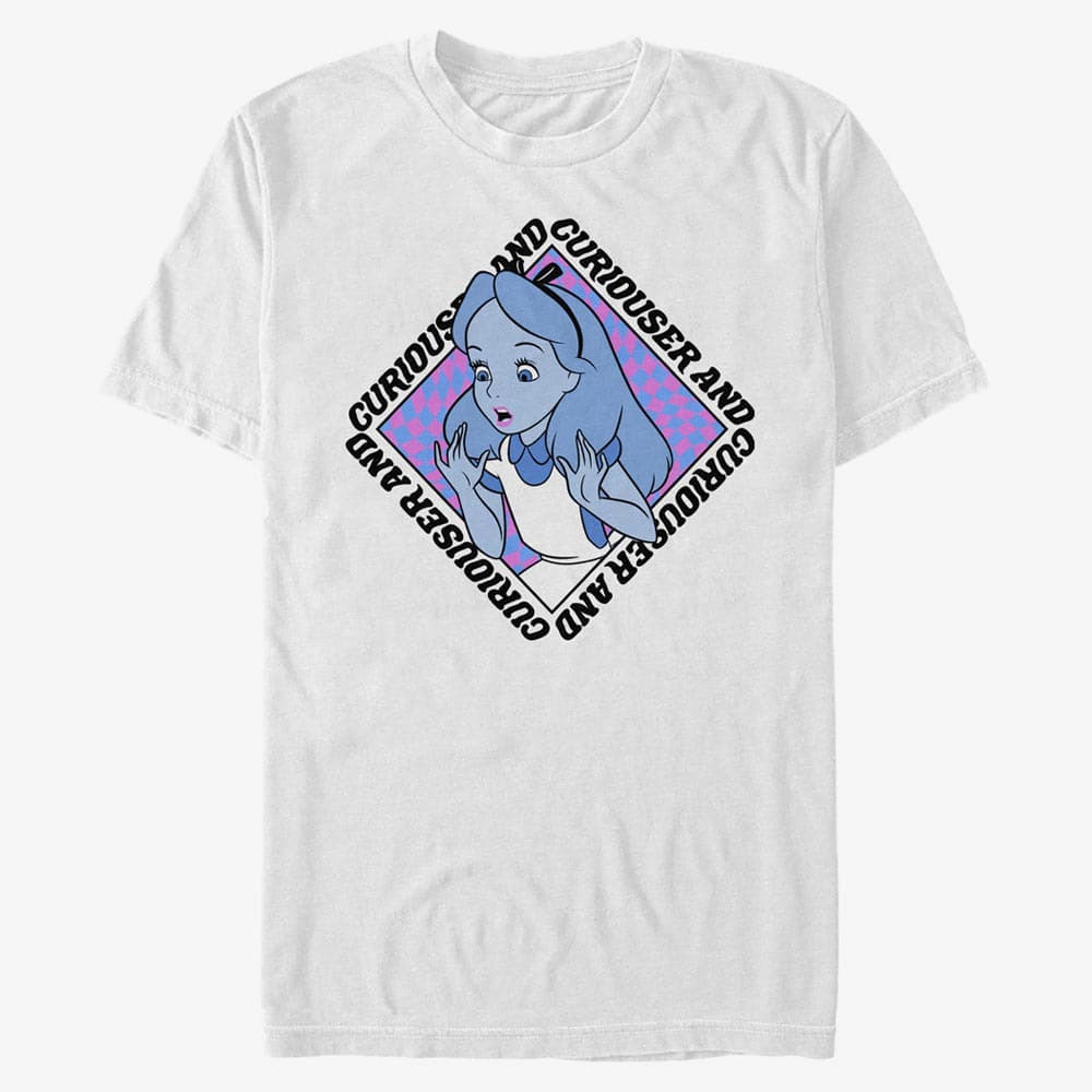 T-Shirts Merch Disney Alice in Wonderland - Alice Face Unisex T-Shirt White