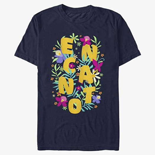 T-shirt Merch Disney Encanto - Flower Arrangement Unisex T-Shirt Navy Blue