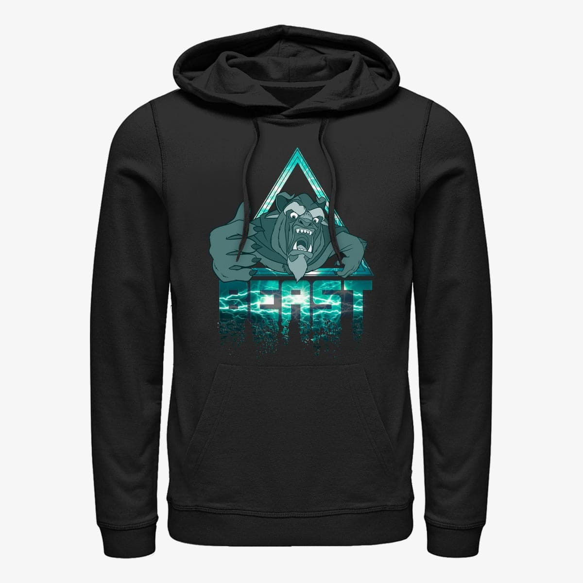 Kapuutsikud ja kampsunid Merch Disney Beauty & The Beast - BEAST Unisex Hoodie Black