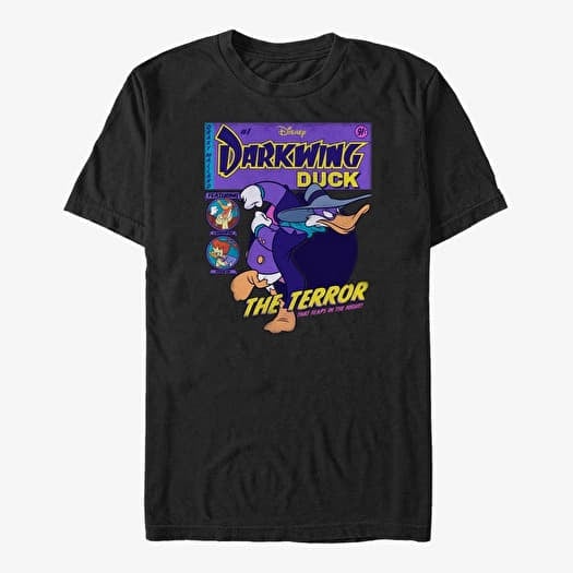 Majica Merch Disney Darkwing Duck - Darkwing Comic Unisex T-Shirt Black