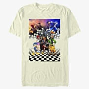 Merch Disney Kingdom Hearts - Group Checkers Unisex T-Shirt Natural