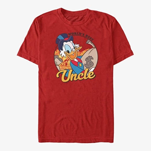 Majica Merch Disney DuckTales - Scrooge McUncle Unisex T-Shirt Red
