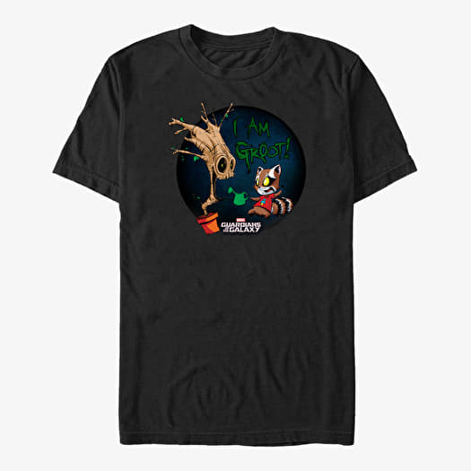 T-shirt Merch Marvel GOTG 2 - Groot Flash Unisex T-Shirt Black