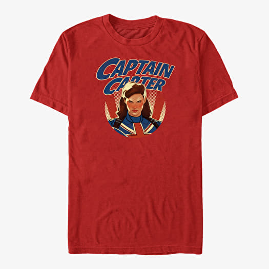 T-shirt Merch Marvel What If...? - Captain Mean Mug Unisex T-Shirt Red