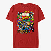 Merch Marvel Avengers Classic - Entire Cast Unisex T-Shirt Red