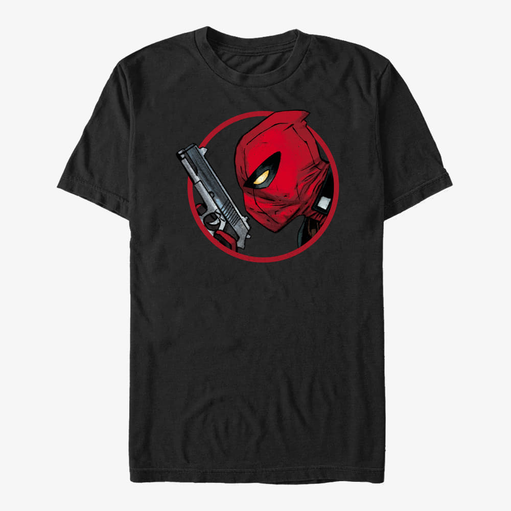 T-shirts Merch Marvel Deadpool - Dead Crest Unisex T-Shirt Black