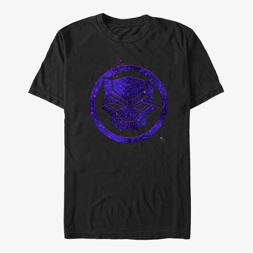 T-shirts Merch Marvel Black Panther: Movie - Panther Embers Unisex T-Shirt Black