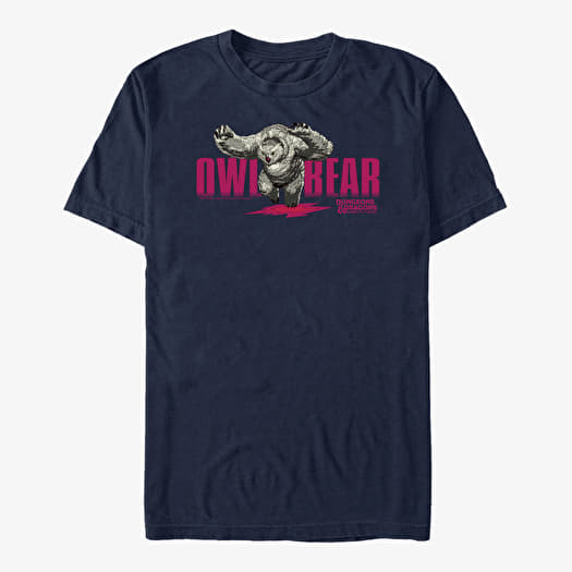 T-shirt Merch Dungeons & Dragons: Honor Among Thieves - Mosaic OwlBear Unisex T-Shirt Navy Blue