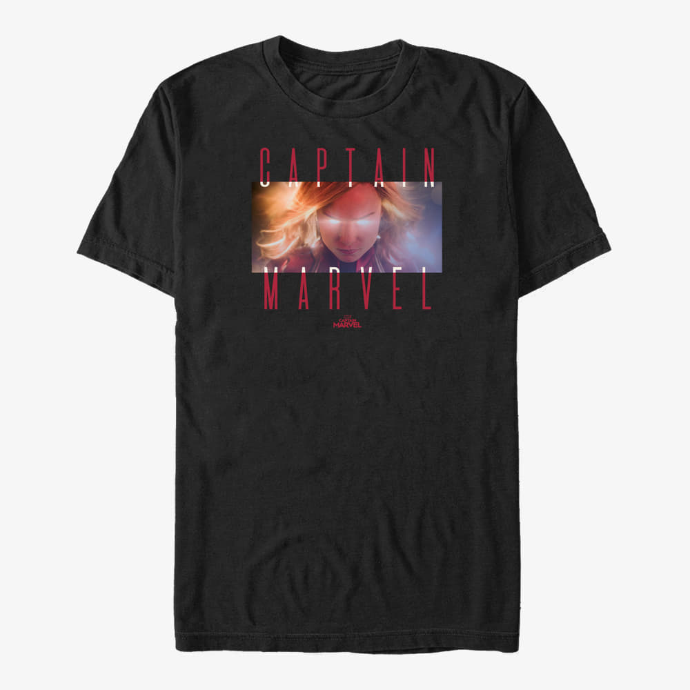 T-shirts Merch Captain Marvel: Movie - That Glow Unisex T-Shirt Black