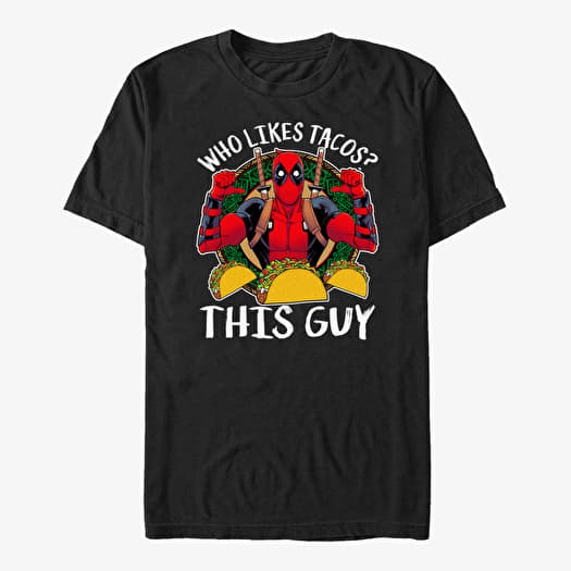 T-särk Merch Marvel Deadpool - Love Tacos Unisex T-Shirt Black