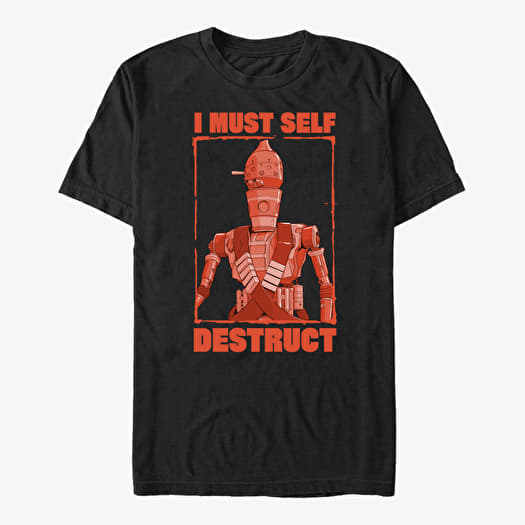 T-shirt Merch Star Wars: The Mandalorian - Red Destruct Unisex T-Shirt Black