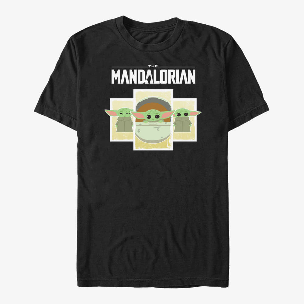 T-shirts Merch Star Wars: The Mandalorian - Child Boxes Unisex T-Shirt Black