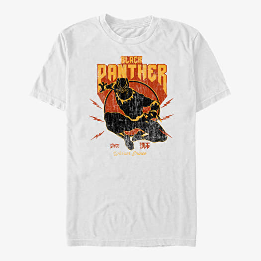 T-shirt Merch Marvel Avengers Classic - Lighting Panther Unisex T-Shirt White