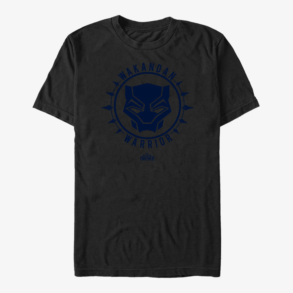 Pólók Merch Marvel Avengers: Infinity War - BlackPanther Emblem Unisex T-Shirt Black