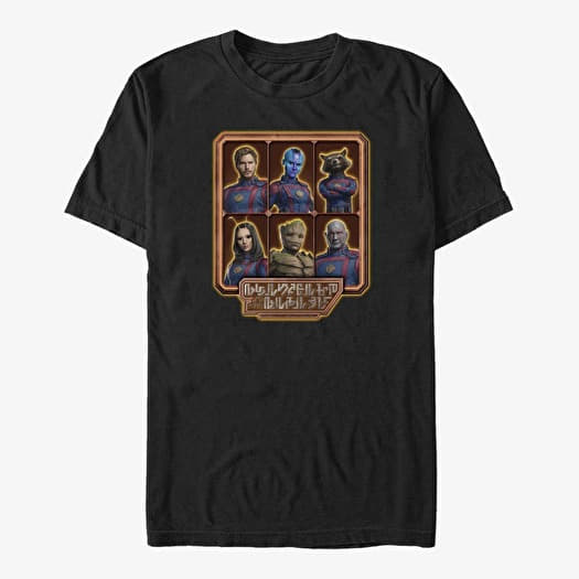Majica Merch Marvel Guardians of the Galaxy Vol. 3 - GG Six Guardian Aliens Unisex T-Shirt Black