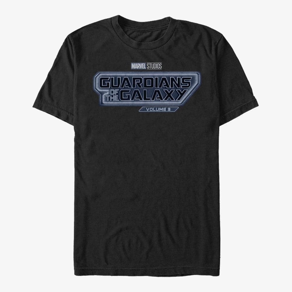 Футболки Merch Marvel Guardians of the Galaxy Vol. 3 - Guardians Stealth Logo Unisex T-Shirt Black