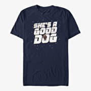 Merch Marvel Guardians of the Galaxy Vol. 3 - She's a Good Dog Unisex T-Shirt Navy Blue