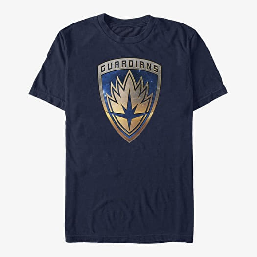 T-shirt Merch Marvel Guardians of the Galaxy Vol. 3 - Guardians Badge Unisex T-Shirt Navy Blue