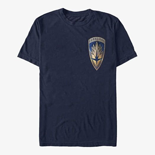 T-shirt Merch Marvel Guardians of the Galaxy Vol. 3 - Guardians Badge Unisex T-Shirt Navy Blue