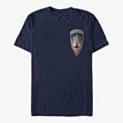 Merch Marvel Guardians of the Galaxy Vol. 3 - Guardians Badge Unisex T-Shirt Navy Blue