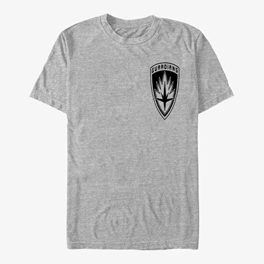 T-shirt Merch Marvel Guardians of the Galaxy Vol. 3 - Guardians Patch Unisex T-Shirt Heather Grey