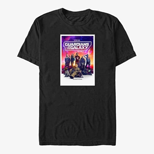 Majica Merch Marvel Guardians of the Galaxy Vol. 3 - Universe Family Groupshot Unisex T-Shirt Black