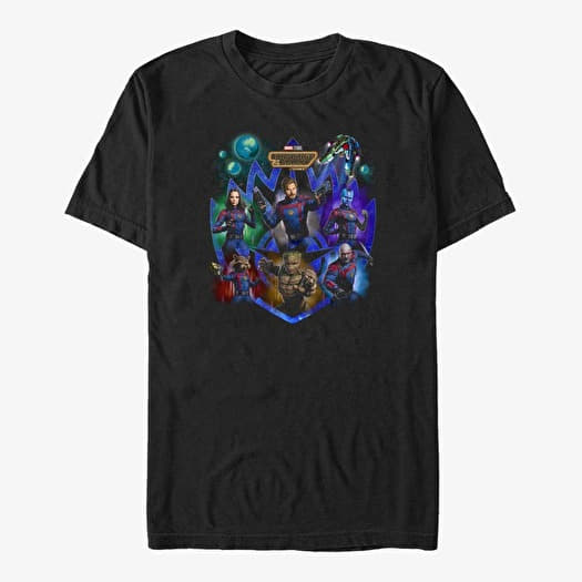 T-shirt Merch Marvel Guardians of the Galaxy Vol. 3 - Galactic Guardians Unisex T-Shirt Black