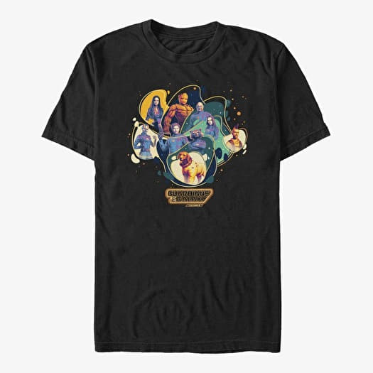 Majica Merch Marvel Guardians of the Galaxy Vol. 3 - GotGV3 Cosmic Groupshot Unisex T-Shirt Black