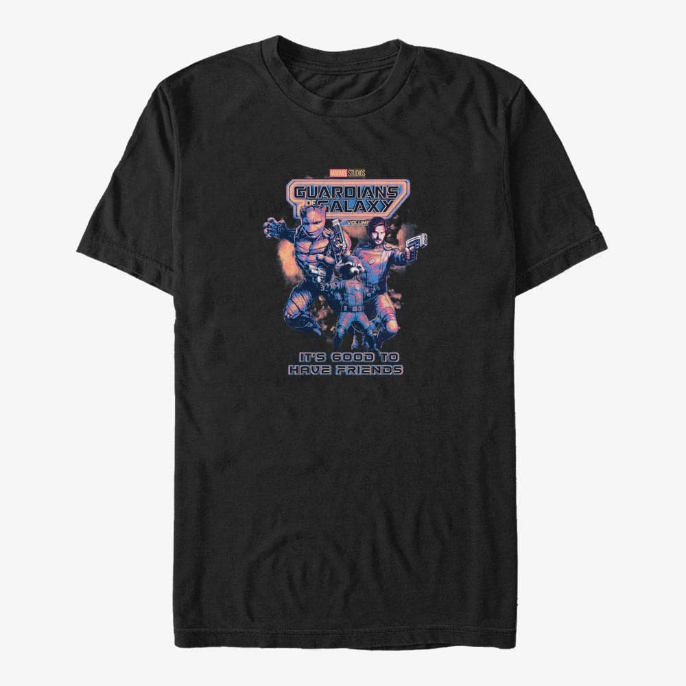T-Shirts Merch Marvel Guardians of the Galaxy Vol. 3 - TWO CREW Unisex T-Shirt Black