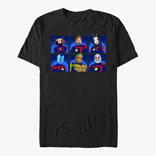 T-shirt Merch Marvel Guardians of the Galaxy Vol. 3 - Guardians Six Unisex T-Shirt Black