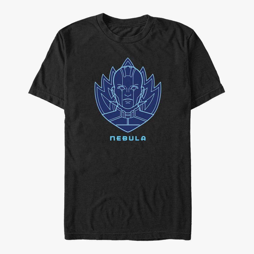Magliette Merch Marvel Guardians of the Galaxy Vol. 3 - Badge Nebula Unisex T-Shirt Black