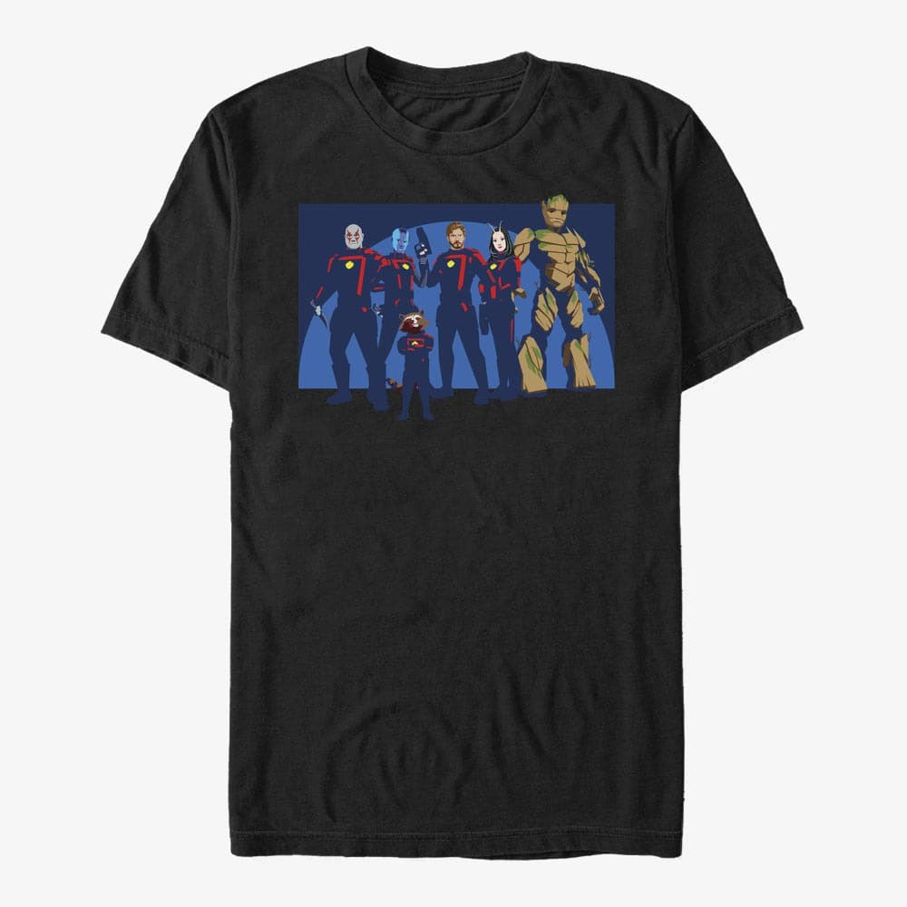 Футболки Merch Marvel Guardians of the Galaxy Vol. 3 - Simple Look Unisex T-Shirt Black