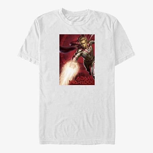 Majica Merch Marvel Guardians of the Galaxy Vol. 3 - Adam Warlock Poster Unisex T-Shirt White