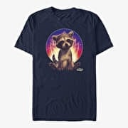Merch Marvel Guardians of the Galaxy Vol. 3 - Rocket Guardian Unisex T-Shirt Navy Blue