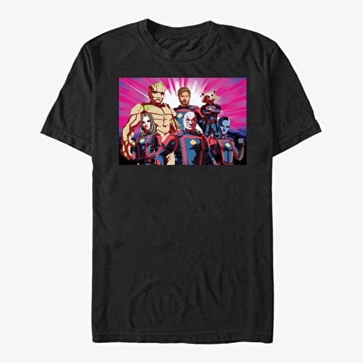 Merch Marvel Guardians of the Galaxy Vol. 3 - Guardians Pose Unisex T-Shirt Black