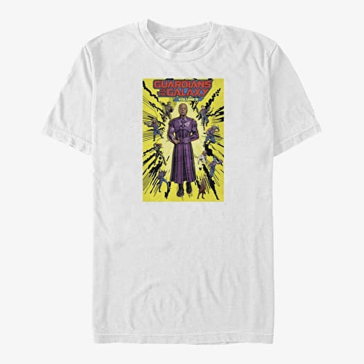 Majica Merch Marvel Guardians of the Galaxy Vol. 3 - Evolutionary Hero Groupshot Unisex T-Shirt White