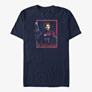 Merch Marvel Guardians of the Galaxy Vol. 3 - Peter Quill Star Lord Unisex T-Shirt Navy Blue