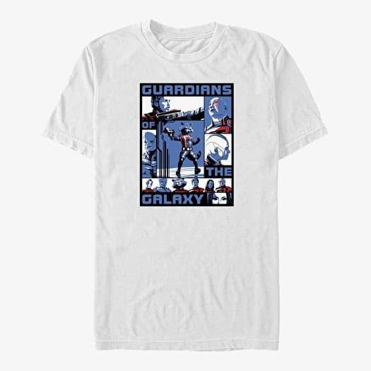 T-shirt Merch Marvel Guardians of the Galaxy Vol. 3 - Guardians Comic Unisex T-Shirt White