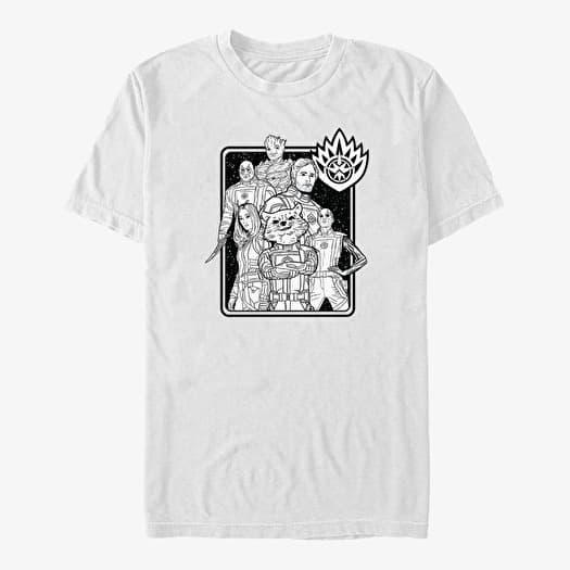 Tricou Merch Marvel Guardians of the Galaxy Vol. 3 - Galaxy Team Unisex T-Shirt White