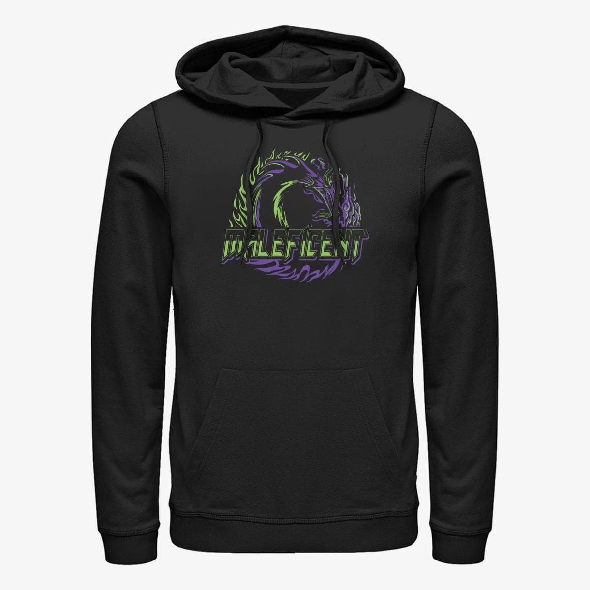 Kapuutsikud ja kampsunid Merch Disney Villains - RAVE MALEFICENT Unisex Hoodie Black
