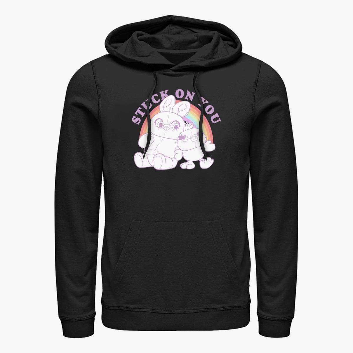 Kapuutsikud ja kampsunid Merch Disney Toy Story 4 - Rainbow Pals Unisex Hoodie Black