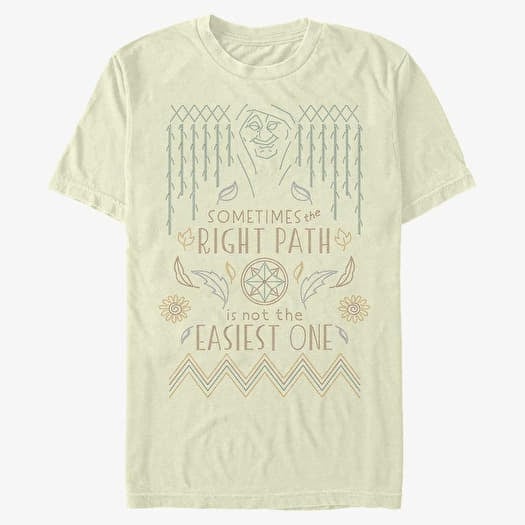 Tricou Merch Disney Pocahontas - Grandmother Willow Cross Stitch Unisex T-Shirt Natural