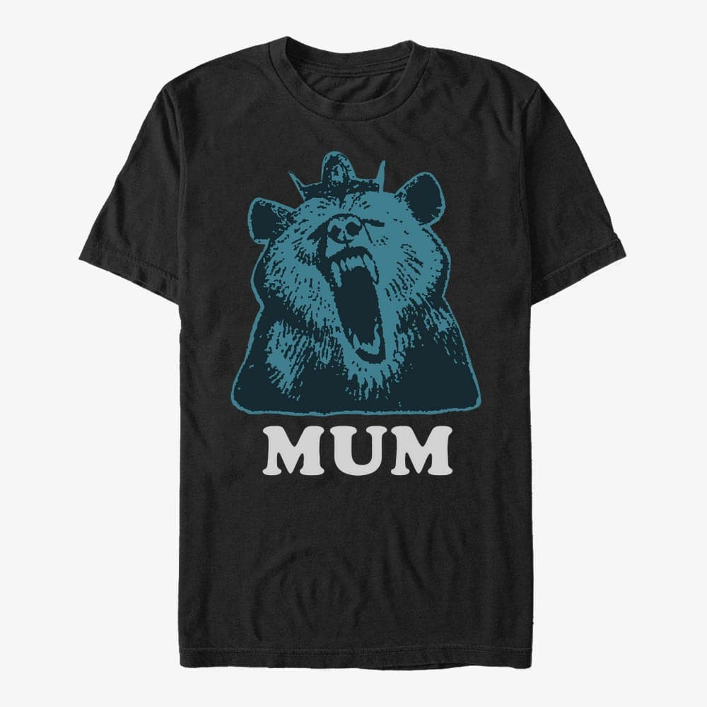 majice kratkih rukava Merch Disney Wreck-It Ralph 2 - Merida Unisex T-Shirt Black