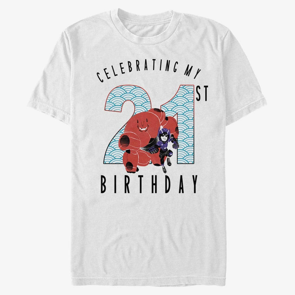 T-shirts Merch Disney Big Hero 6 Movie - Baymax 21 Years Unisex T-Shirt White