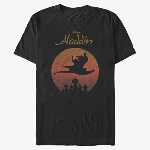 T-shirt Merch Disney Aladdin - Flying High Unisex T-Shirt Black