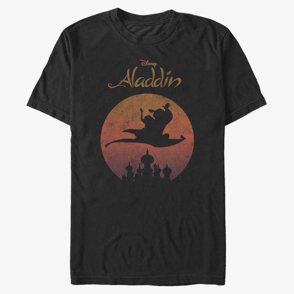 T-shirts Merch Disney Aladdin - Flying High Unisex T-Shirt Black