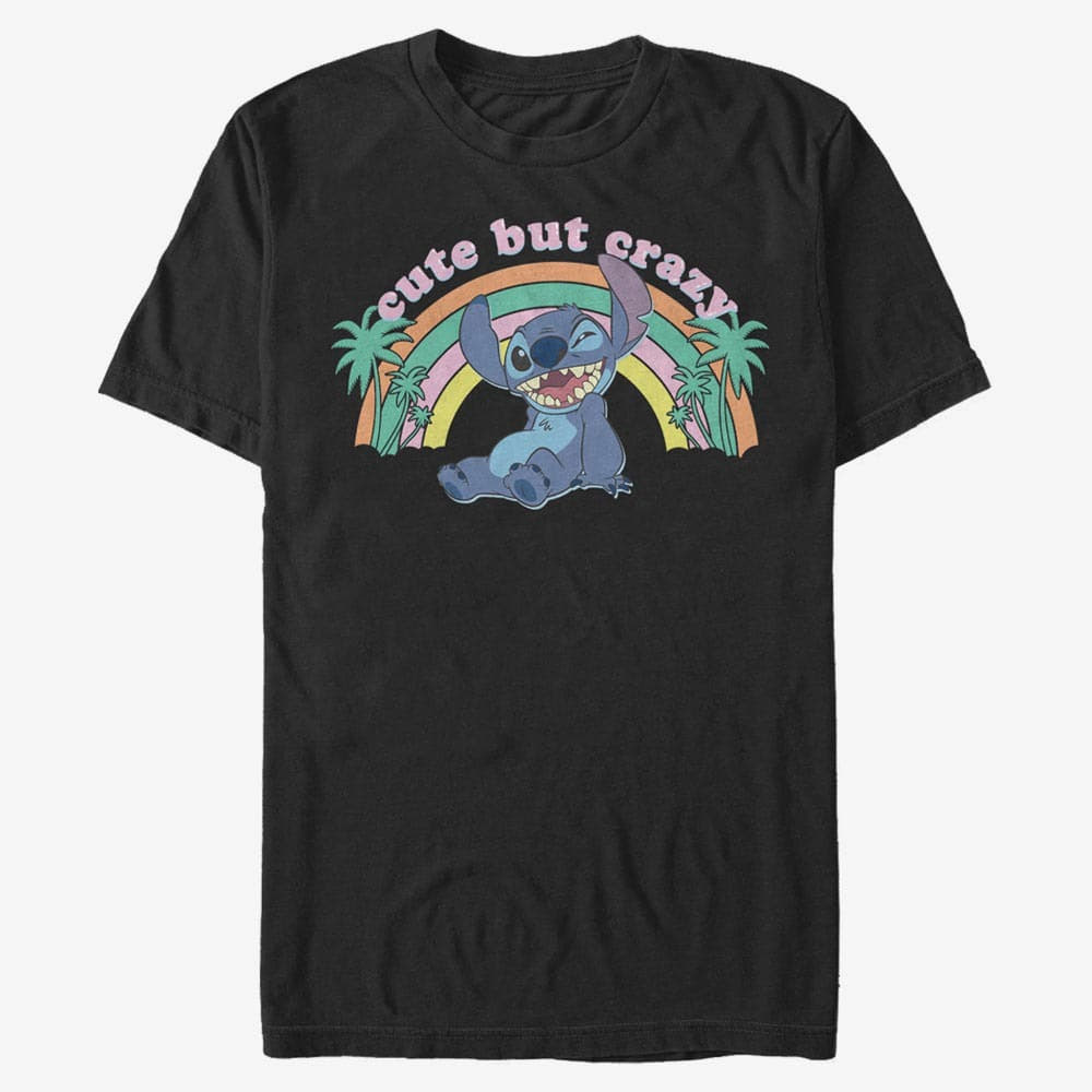 T-särgid Merch Disney Lilo & Stitch - Kawaii Stitch Unisex T-Shirt Black